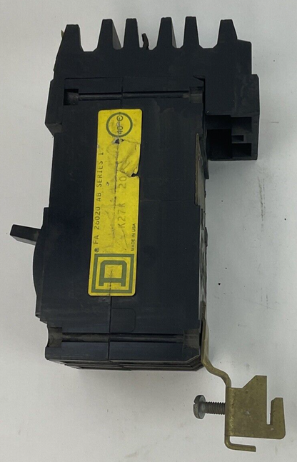 SQUARE D FA 26020 AB CIRCUIT BREAKER SER.1 600VAC 250VDC 2POLE