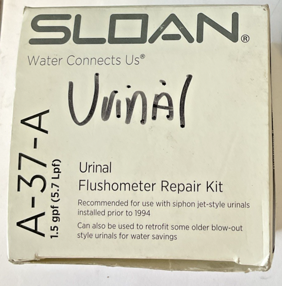 SLOAN A-37-A URINAL FLUSHOMETER REPAIR KIT 1.5GFL (5.7LPF)