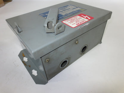 SQUARE D SK5271N TRANSFORMER DISCONNECT 600VAC 250VA/60Hz
