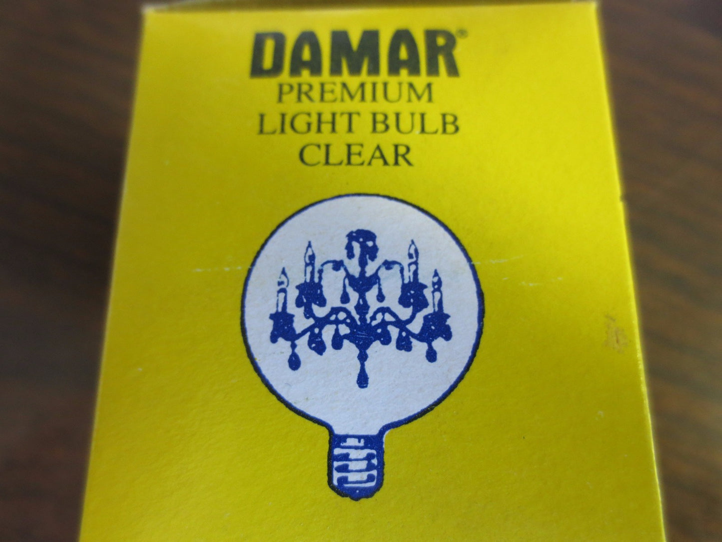 DAMAR 1680C PREMIUM LIGHT BULB - CLEAR - 60W, 130V - 60G16-1/2 - NEW SURPLUS