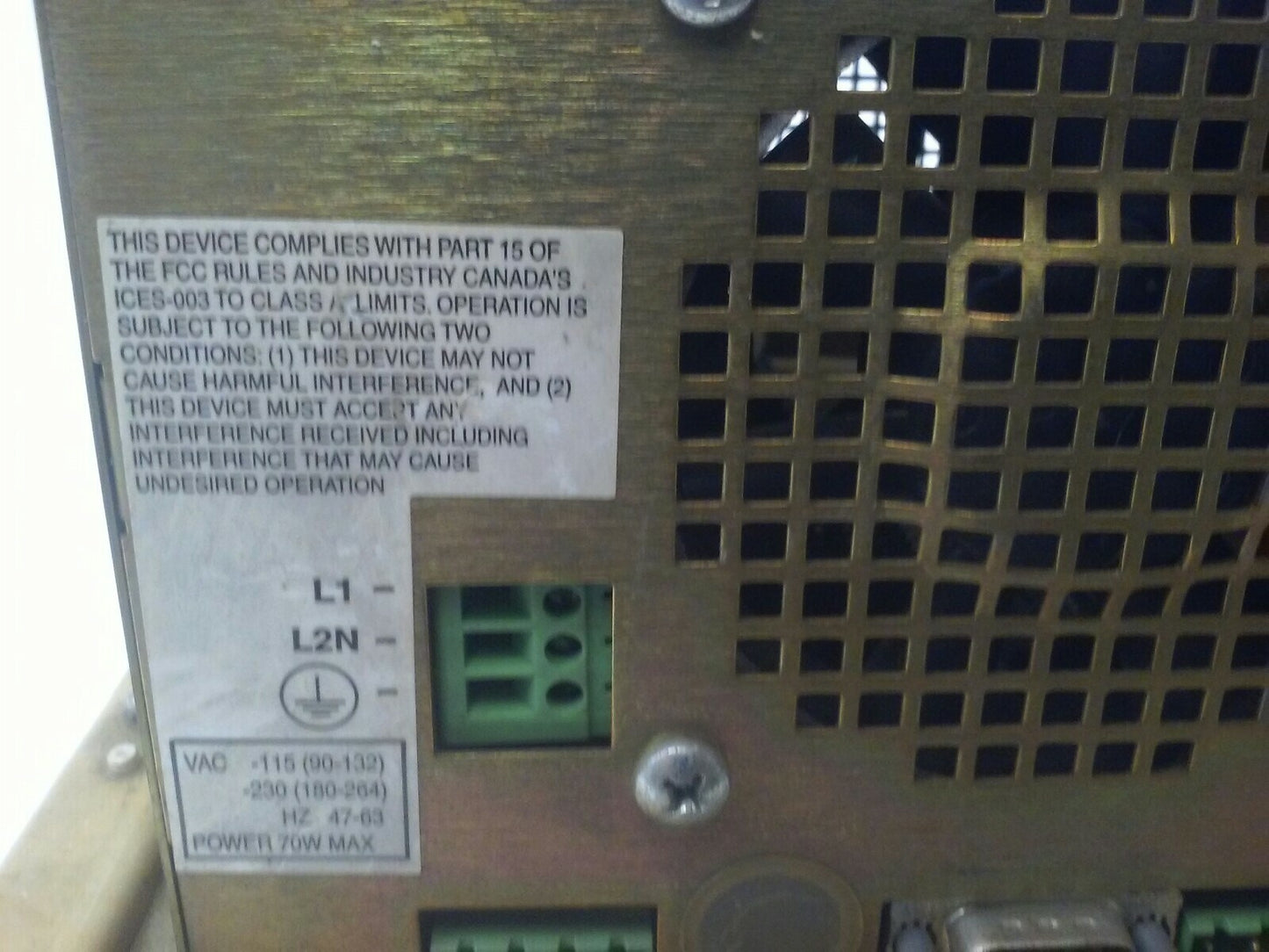 ALLEN BRADLEY 2711E-T10C6 SER. C REV. A  PANELVIEW 1000E TERMINAL FRN 5.13