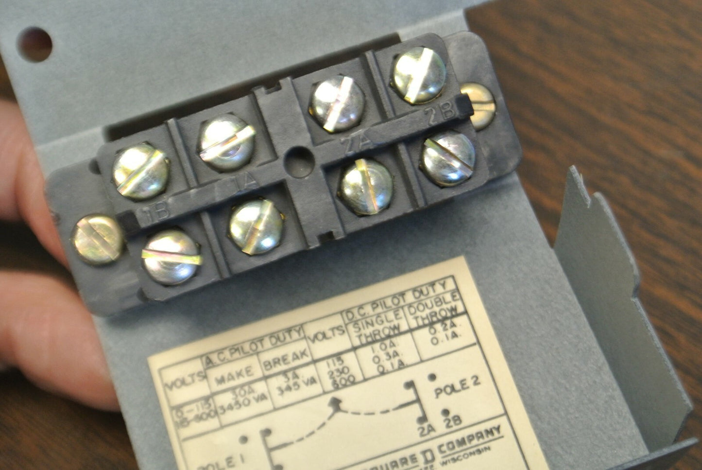 SQUARE D / 9999 R42 / ELECTRICAL INTERLOCK / DPDT / 0-600V / NEW SURPLUS