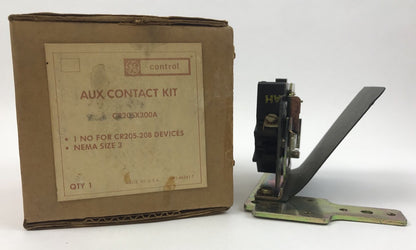 GE CR205X300A AUX CONTACT KIT 1 NO FOR CR205-208 DEVICES NEMA SIZE 3