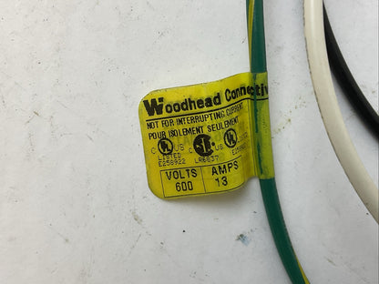 BRAD CONNECTIVITY 1300130202 3P MALE STRAIGHT CONNETOR REPLACES 40909 (LOT OF 2)