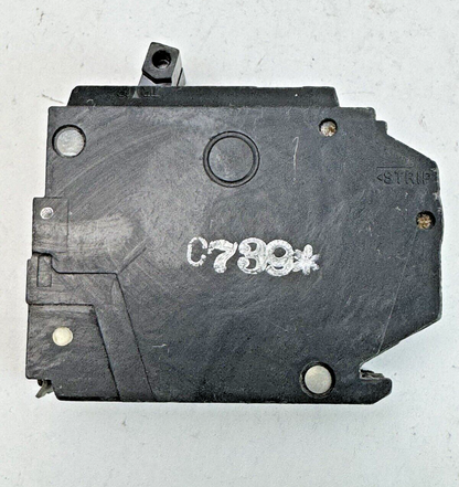 GE *LOT OF 2* - THQP250 - COMMON TRIP CIRCUIT BREAKERS - 2 POLE, 50 A, 240 VAC