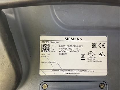 SIEMENS 1P 6AV2 125-2GB23-0AX0 KTP700F MOBILE 6AV2181-5AF10-0AX0 CABLE CONNECTOR