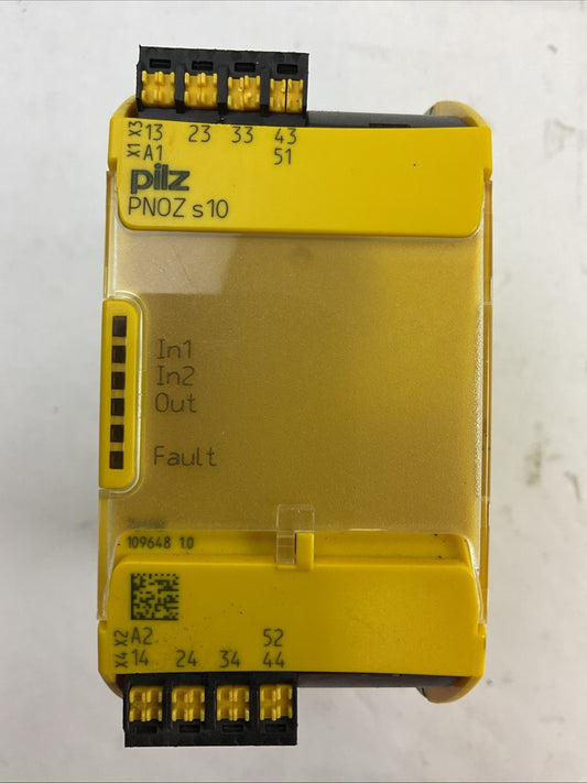 PILZ PNOZ S10 C 24VDC 4N/O 1N/C