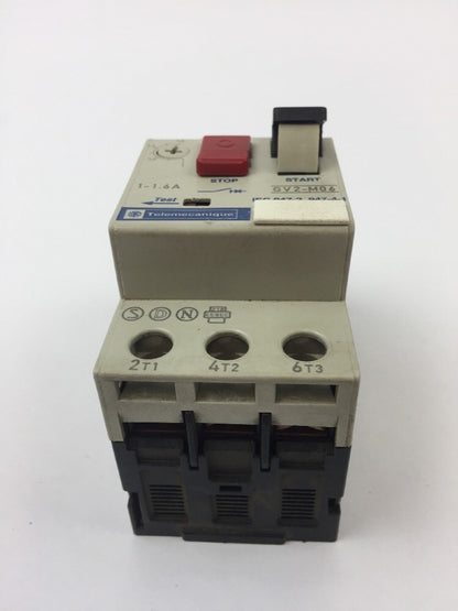 TELEMECANIQUE GV2-MO6 MOTOR CIRCUIT BREAKER 1-1.6A