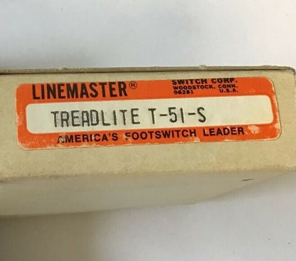 LINEMASTER TREADLITE T-51-S FOOTSWITCH 7A 125-250VAC 1/6H.P.