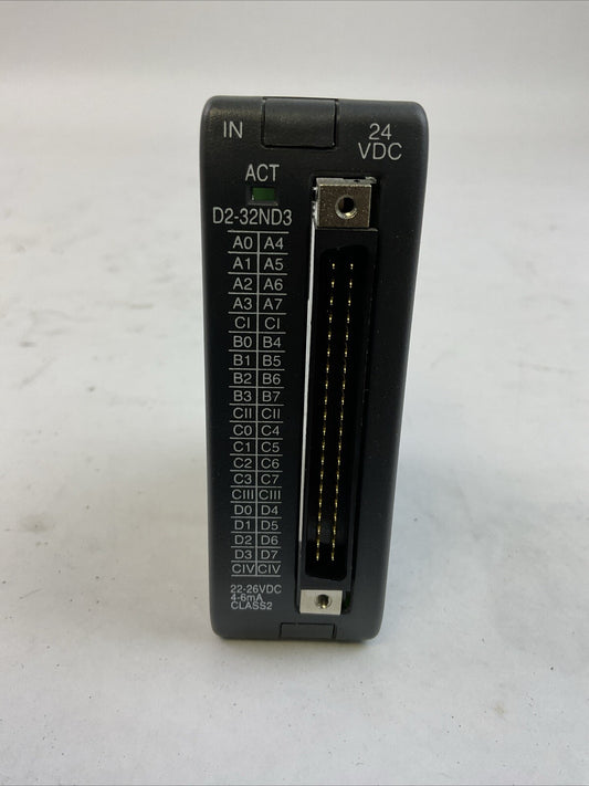 AUTOMATION DIRECT D2-32ND3 INPUT MODULE 22-26VDC 4-6mA