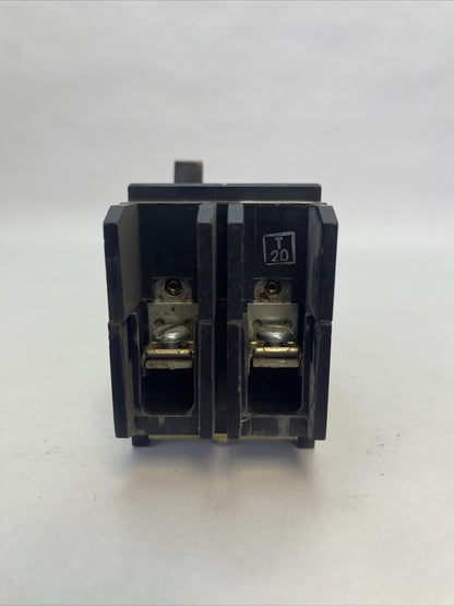 CHALLENGER CH2020 CIRCUIT BREAKER 20AMP 2POLE 277/480VAC 125/250VDC