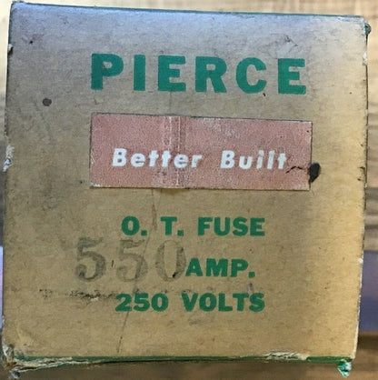 PIERCE PV-79  NON-RENEWABLE FUSE 550A 250V