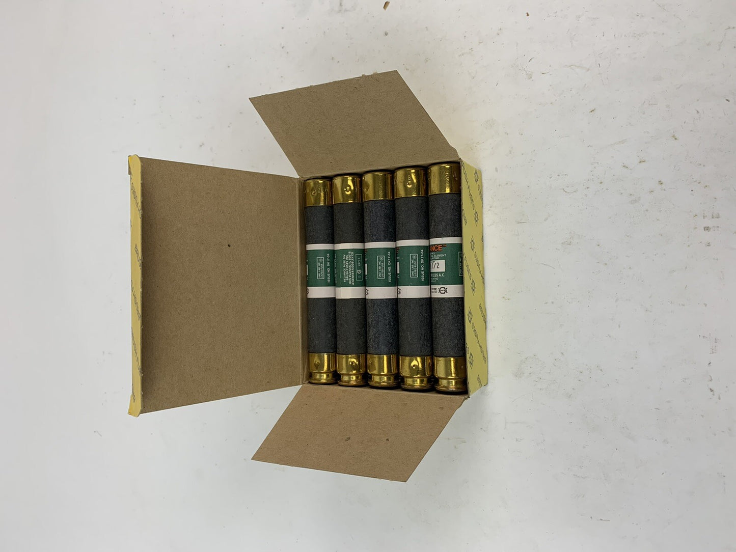 Brush Reliance Time-Delay Dual-Element ECSR1/2 1/2A 600V Fuse "Lot of 10"