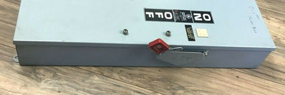 GE TH3224J MODEL 7 FUSIBLE SAFETY SWITCH 200A 240VAC 250VDC 60HP 2P