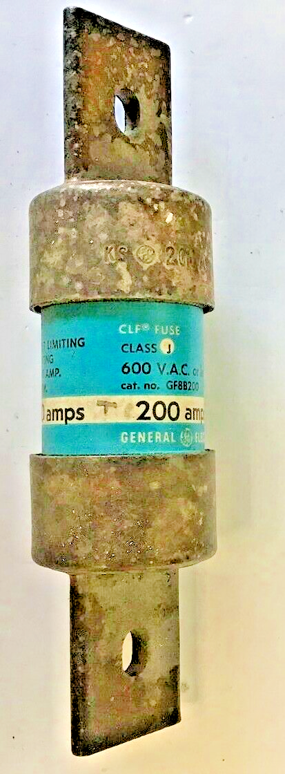 GENERAL ELECTRIC GF8B200 FUSE CLASS J 200AMPS 600VAC