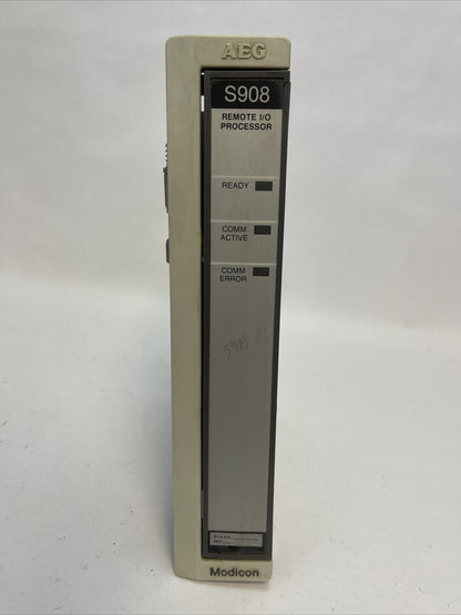 AEG MODICON AS-S908-110 AS-9385-001 REMOTE I/O PROCESSOR