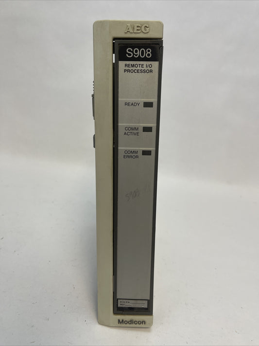 AEG MODICON AS-S908-110 AS-9385-001 REMOTE I/O PROCESSOR