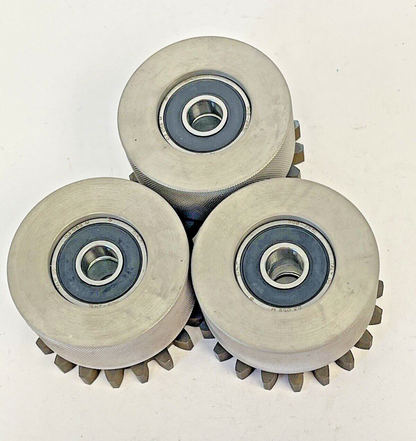 SKF - 608-2RS1 - *LOT OF 3* - PRESSURE ROLL/ BEARING - C3059