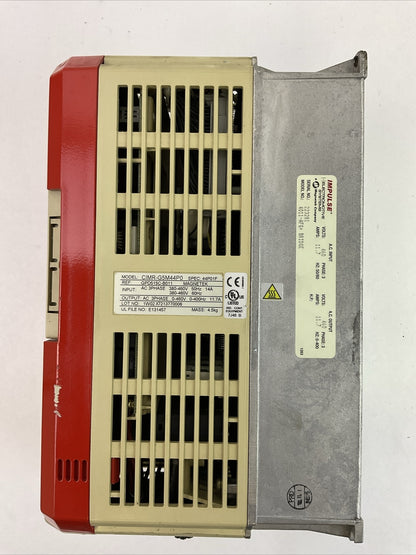 IMPULSE G+ CIMR-G5M44P0 ADJUSTABLE FREQUENCY DRIVE 4011-AFG+ 11.7A 460VAC 3PH