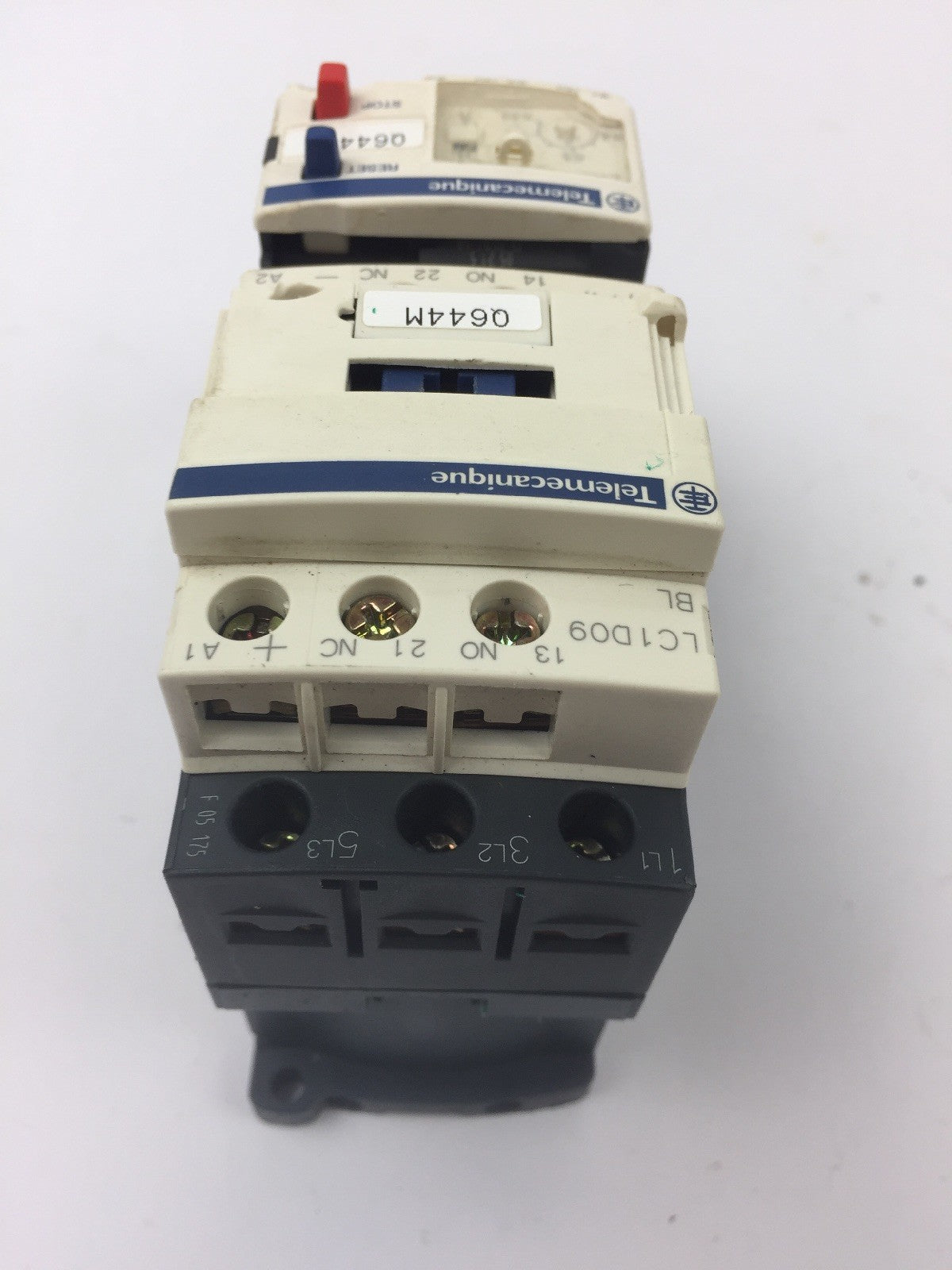 TELEMECANIQUE LC1D09BL CONTACTOR LRD04 OVERLOAD RELAY LAD4TBDL 24V