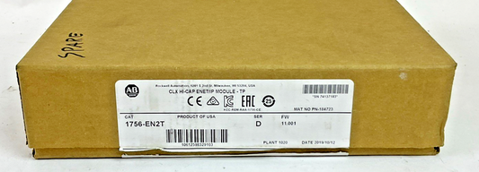 ALLEN BRADLEY 1756-EN2T ENET/IP MODULE FW:11.001 SER.D