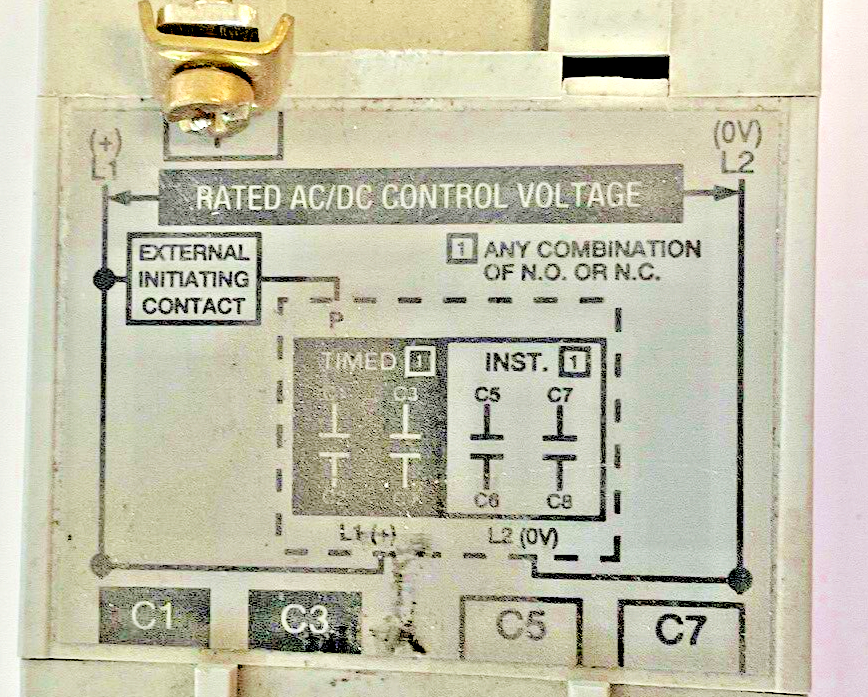ALLEN BRADLEY 700-RTC33Z010U1 FIXED TIME RELAY 1SEC SER.A 120VAC/VDC