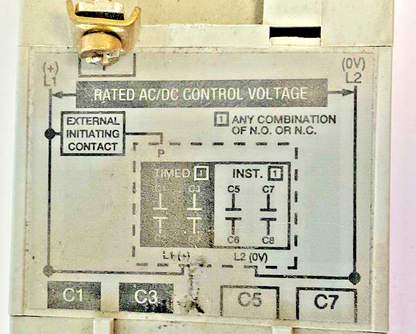 ALLEN BRADLEY 700-RTC33Z010U1 FIXED TIME RELAY 1SEC SER.A 120VAC/VDC