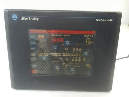 ALLEN BRADLEY 2711E-T10C6 SER. C REV. A  PANELVIEW 1000E TERMINAL FRN 5.13