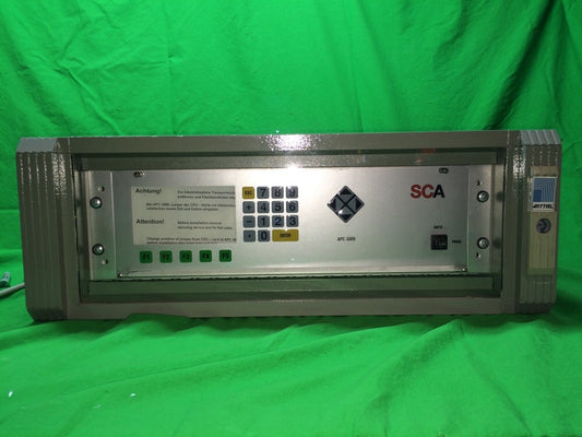 SCA SCHUCKER APC3000 ON/OFF-RIG OPERATOR TERMINAL W/ CPU APC3000-20 & APC3000-40