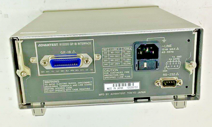 ADVANTEST R6441A DIGITAL MULTIMETER 15VA 48-66HZ ***NO POWER CORD***