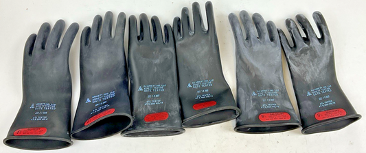 HONEYWELL GK011B LINEMAN GLOVES SIZE8.5,9,9.5 1000V CLASS0 TYPE1 D120 AHCZ 3PAIR