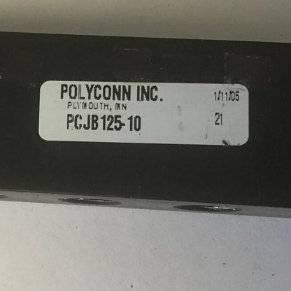POLYCONN INC. PCJB125-10 MANIFOLD 10 HOLE