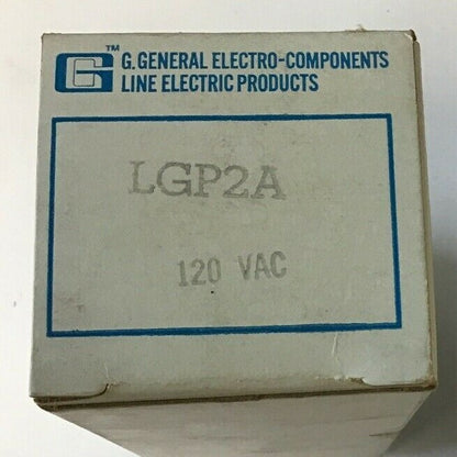 GENERAL ELECTRO-COMPONENTS LGP-2A RELAY 120VAC 15A