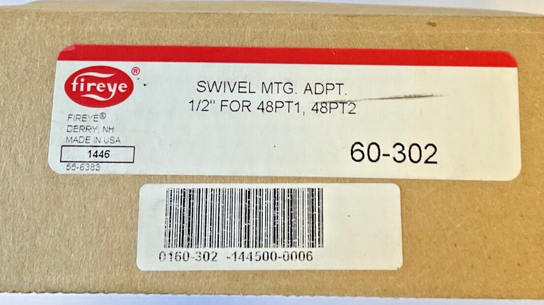 FIREYE 60-302 SWIVEL MOUNTING ADAPTER 1/2"