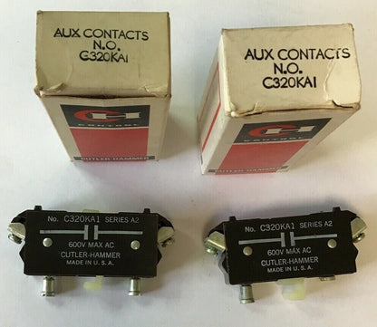 CUTLER HAMMER C320KAI AUXILIARY CONTACTS ***LOTOF2***
