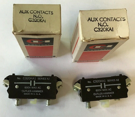 CUTLER HAMMER C320KAI AUXILIARY CONTACTS ***LOTOF2***