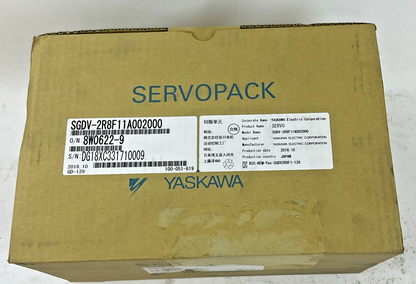 YASKAWA SGDV-2R8F11A002000 SERVO DRIVE 3PH 9.4A 230V 400HZ