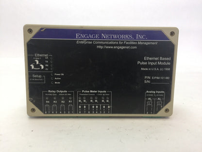 ENGAGE NETWORKS E/PIM-101-M0 ETHERNET PULSE INPUT MODULE