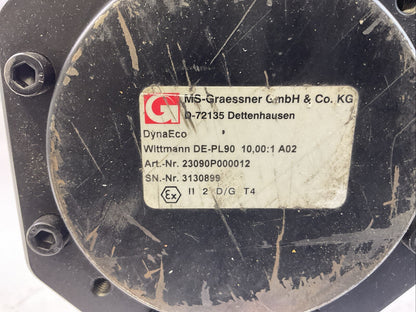 ME GRAESSNER DE-PL90 GEAR REDUCER 10,00:1