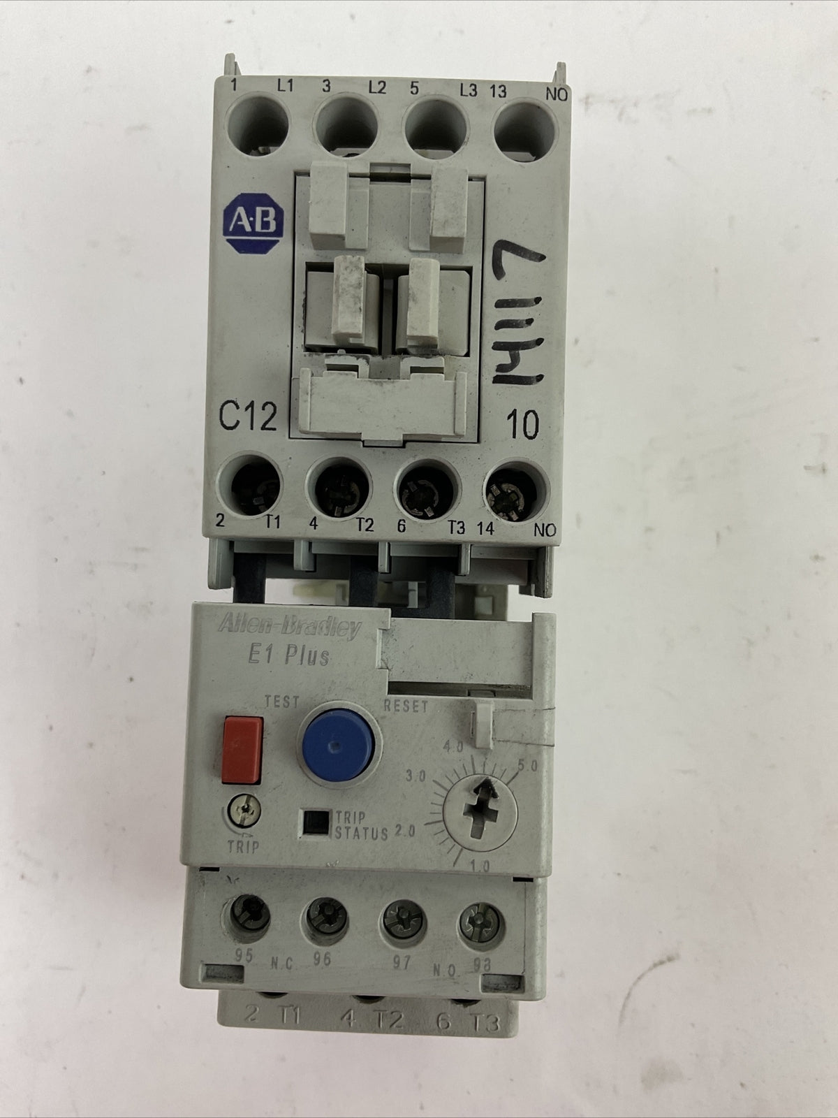ALLEN BRADLEY STARTER (100-C12E*10 COIL 24VDC + 193-EECB 1.0-5.0A)