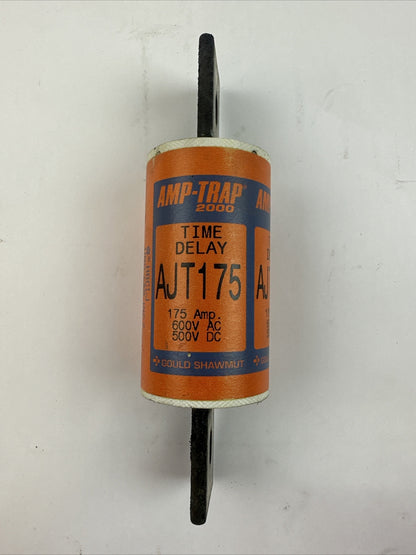 GOULD SHAWMUT AJT175 600VAC 500VDC 175A AMP-TRAP 2000 TIME DELAY FUSE