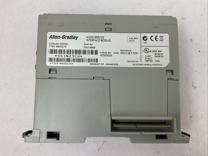 ALLEN BRADLEY 1768-MO4SE SER A F/W REV 15.37 4 AXIS SERCOS INTERFACE MODULE
