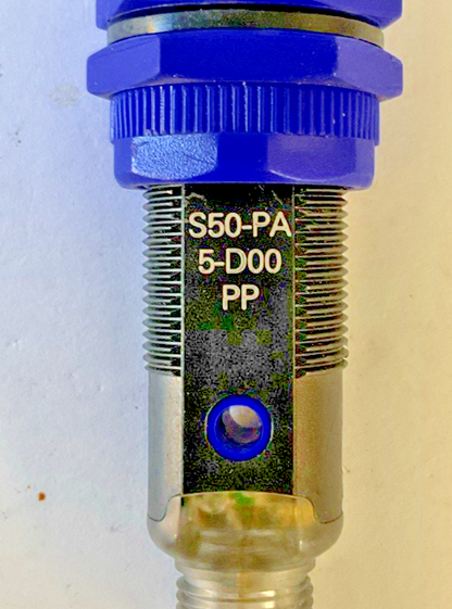 DATALOGIC S50-PA 5-D00 PP PHOTOELECTRIC SENSOR CLASS2 30VDC***LOTOF7***