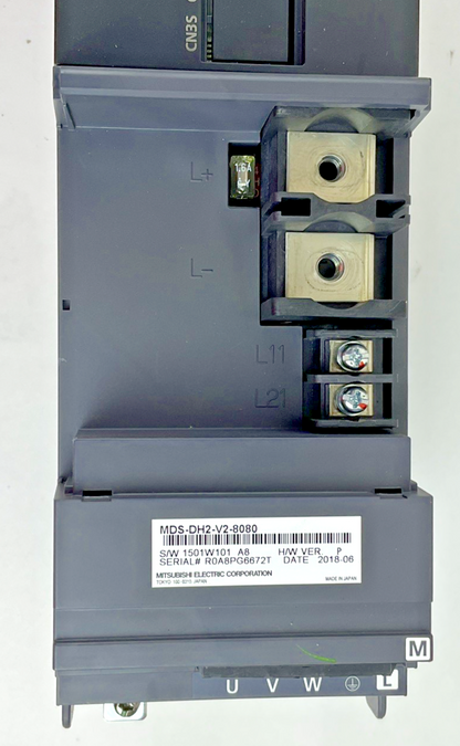 MITSUBISHI MDS-DH2-V2-8080 SERVO DRIVE 4.5KW 648V 12.0A H/WVER.P 240HZ