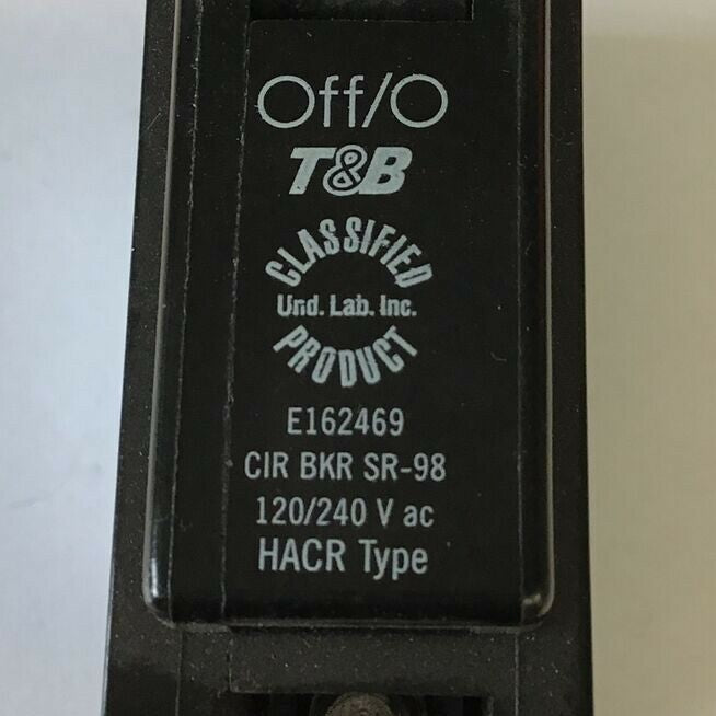 THOMAS  & BETTS TB115C CIRCUIT BREAKER 120/240VAC 15A  1POLE