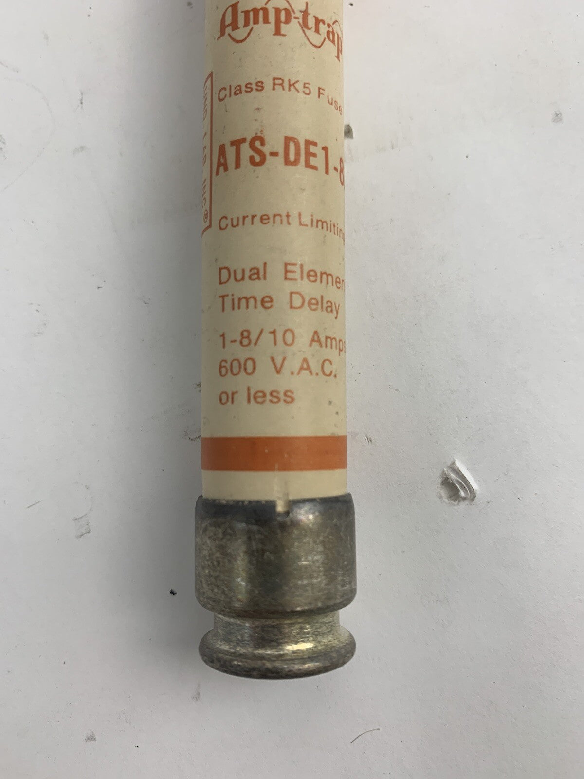 Gould Shawmut Amp-trap ATS-DE-1-8/10R 1 8/10A 600V Fuse "Lot of 10"