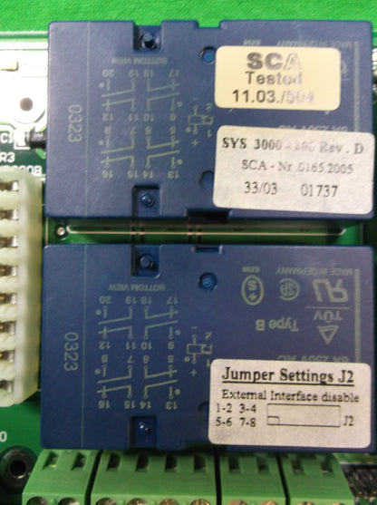 SCA SCHUCKER SYSTEM BOARD 3000-200, DRI_Noz, 0165.2005