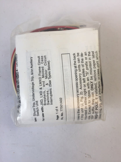 SIEMENS A02JLD64 AUXILARY SWITCH FOR USE WITH JD/LD/LMD FRAMES