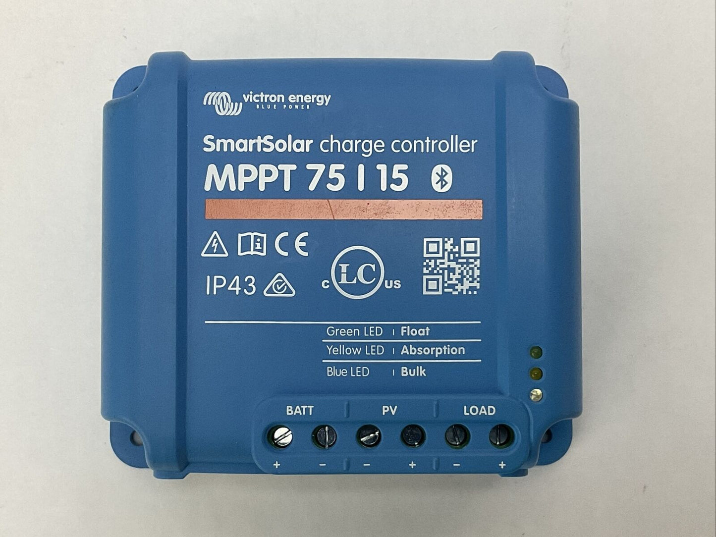 VICTRON ENERGY SCC075015060R SMART CHARGE CONTROLLER MPPT 75/15 75VOLT 15AMP