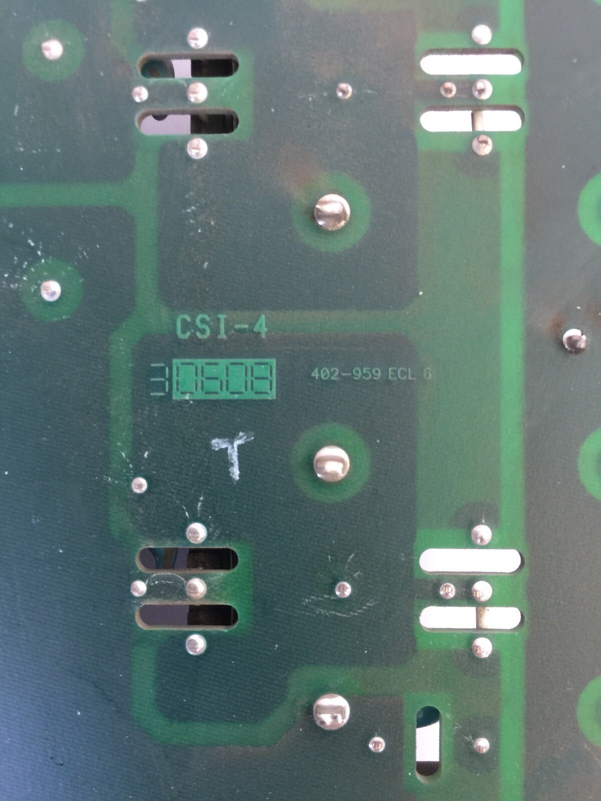 UNICO CSI-4 CIRCUIT BOARD 402-959 ECL 6 322290.004
